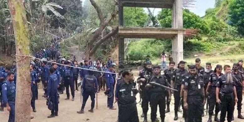 সীতাকুণ্ডের জঙ্গল সলিমপুরে যৌথ বাহিনীর অভিযান